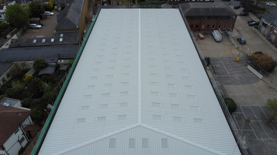 2,000m² Asbestos Roof Removal and Kingspan Composite Installation, project gallery photo 4 of 4