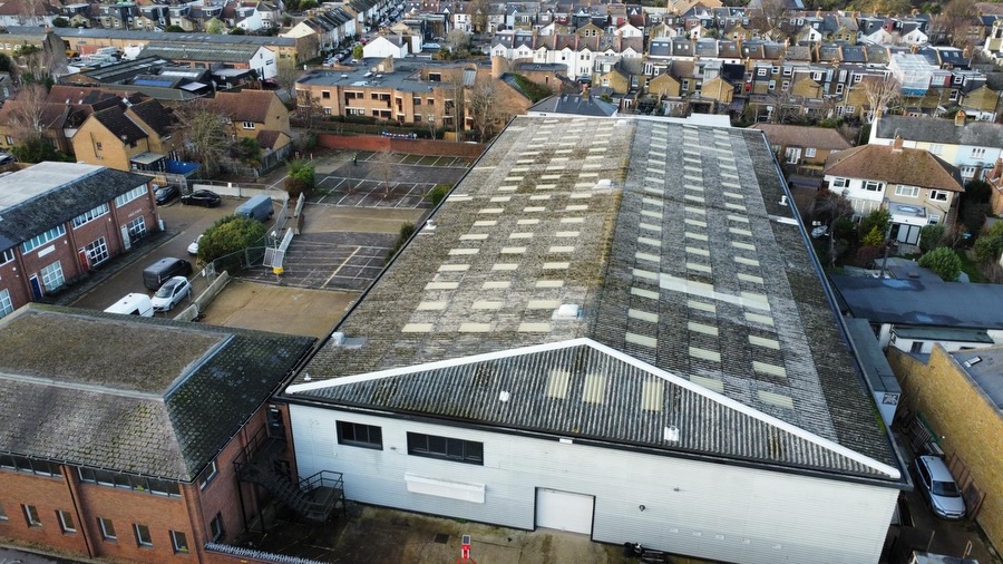 2,000m² Asbestos Roof Removal and Kingspan Composite Installation, project gallery photo 2 of 4