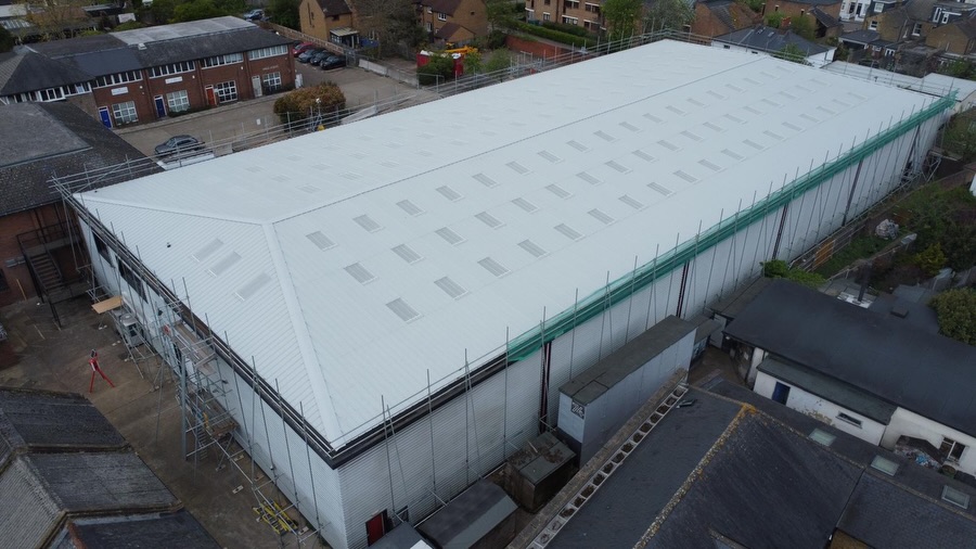 2,000m² Asbestos Roof Removal and Kingspan Composite Installation, project gallery photo 3 of 4