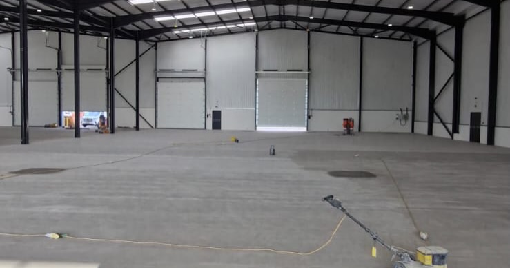 Industrial Warehouse, 3,400m² Resin Flooring with 45 Tonnes of Industrial Top, project gallery photo 3 of 3