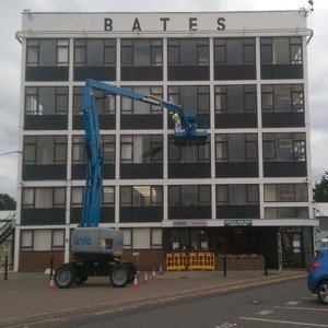 Bates Offices Chelmsford, External Decoration of Crittall Windows and Metalwork, Industrial Painting case study by Anglia Decor
