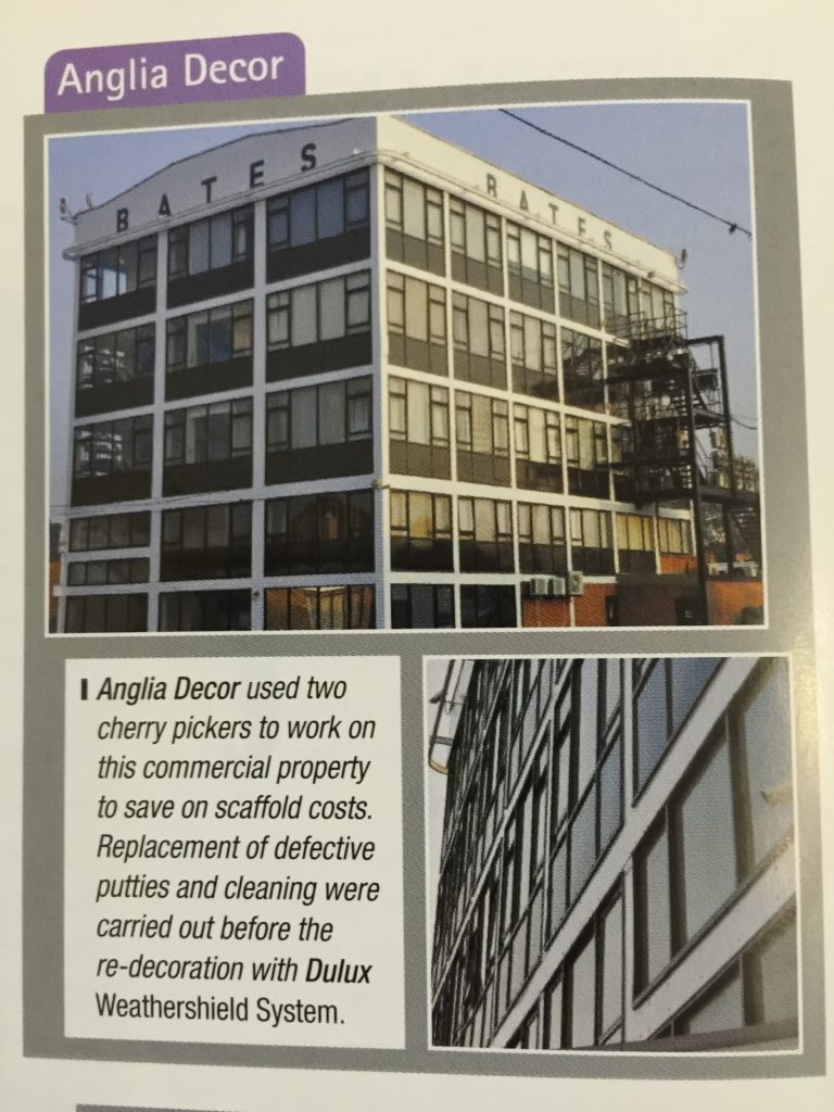Bates Offices Chelmsford, External Decoration of Crittall Windows and Metalwork, project gallery photo 2 of 2
