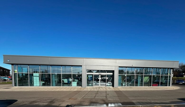 BYD Car Showroom Cladding Spraying, Cladding project by Anglia Decor