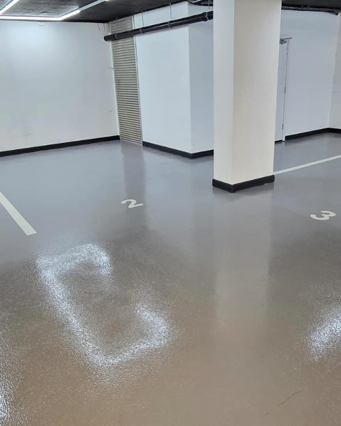 Car Park Flooring at Chigwell, Anti-Slip Epoxy Resin and Line Marking, project gallery photo 3 of 4