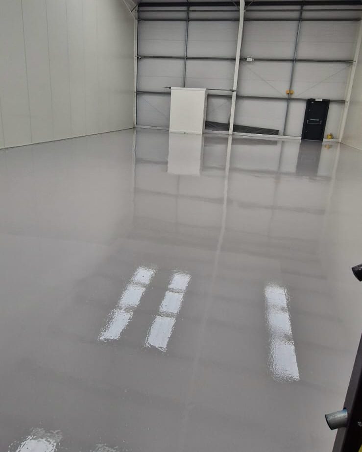 Geeplus Beckenham, Industrial Resin Floor Coating, Industrial Flooring project by Anglia Decor
