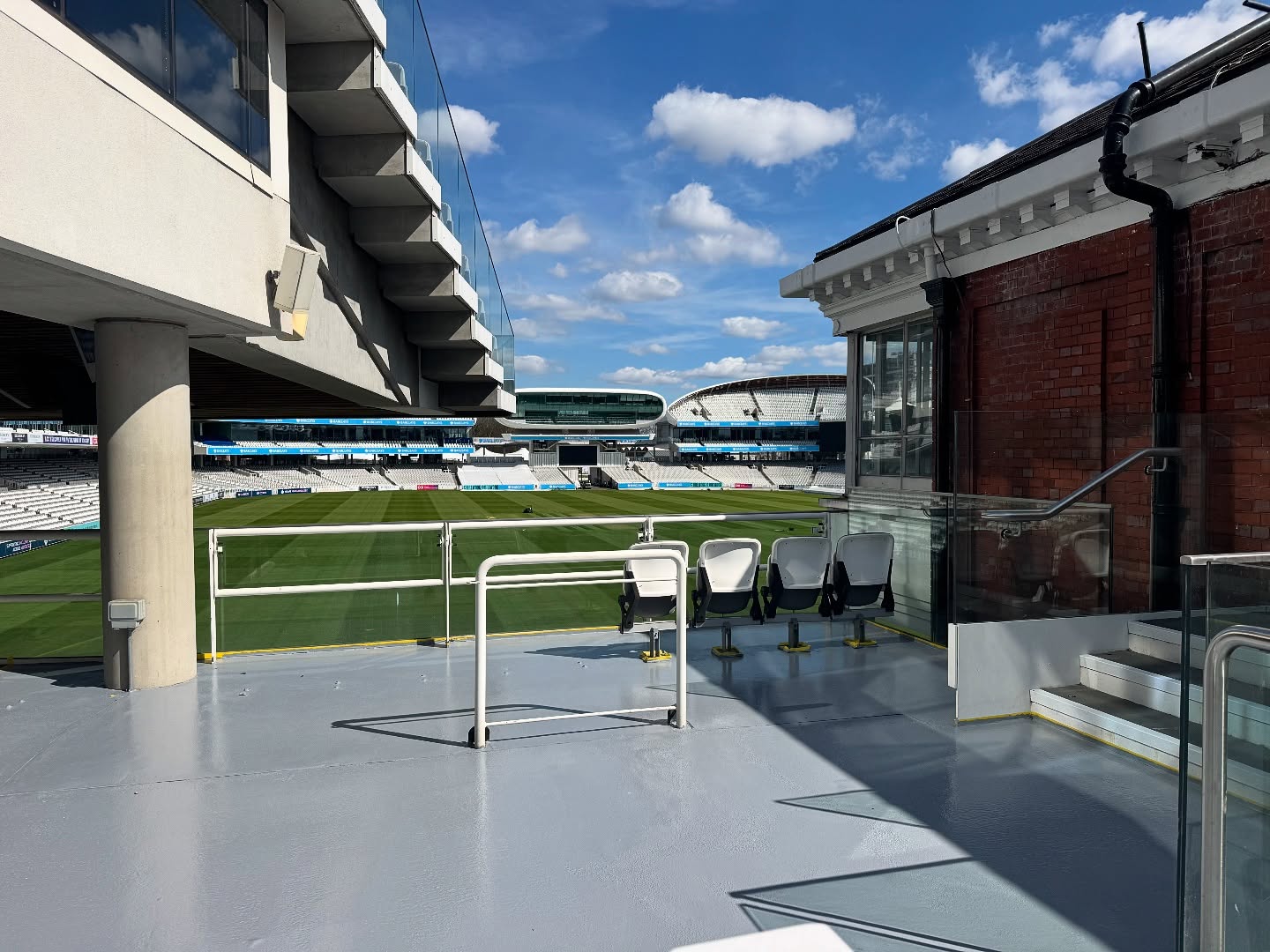 Lord's Cricket Ground, Resin Flooring to Pavilion Staircase and Landing, Industrial Flooring project by Anglia Decor
