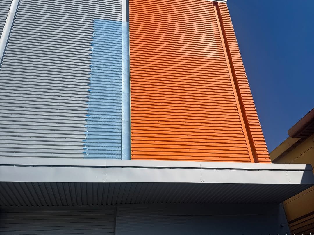 PMS Cladding Refurbishment, Failed Coating Repair with Noxyde, Cladding project by Anglia Decor