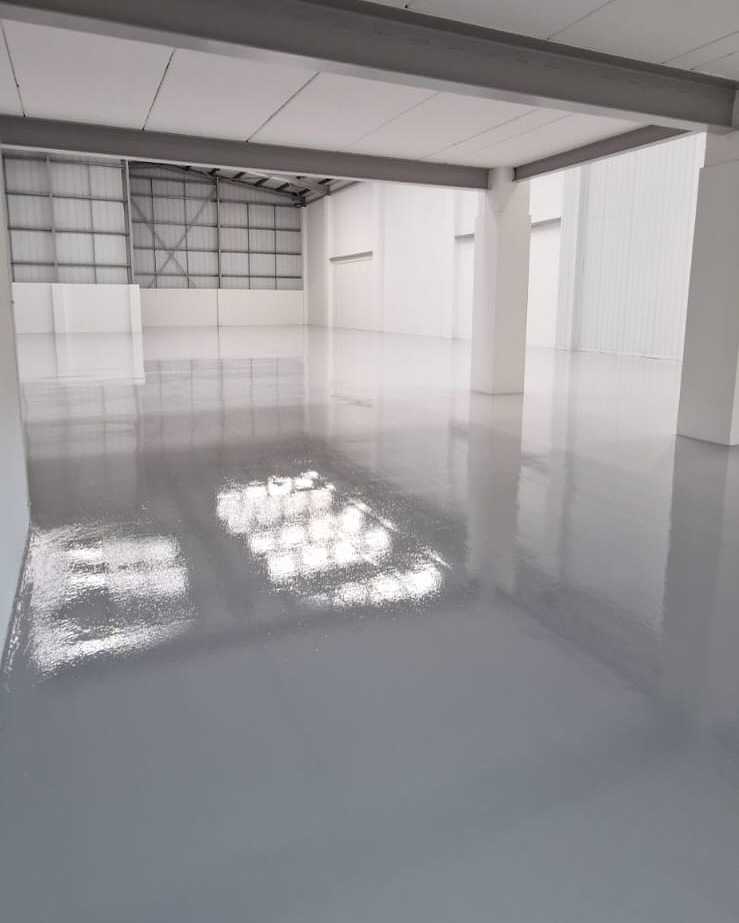 Resin Flooring at Neasden, 120m² Latex Removal and High-Build Resin Coating, project gallery photo 3 of 4