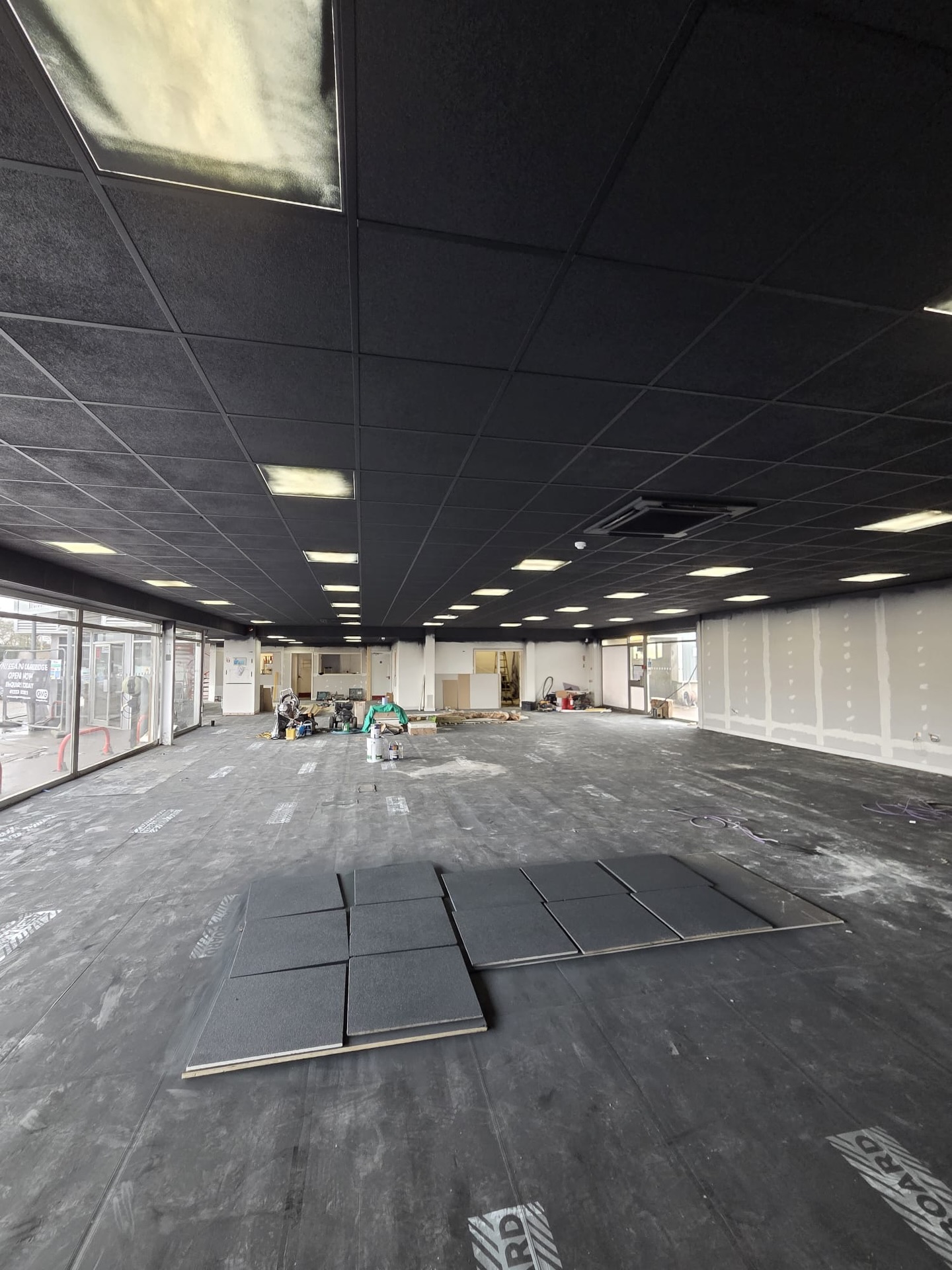 Suspended Ceiling Spraying, Commercial Showroom Refresh, project gallery photo 3 of 3