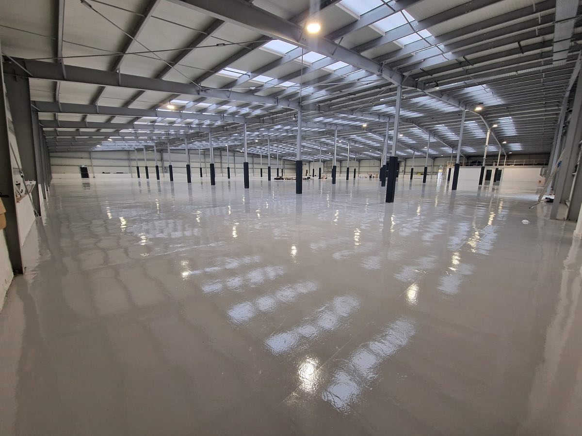 Industrial Units Witham, 3,000m² Epoxy Resin Flooring, Industrial Flooring project by Anglia Decor