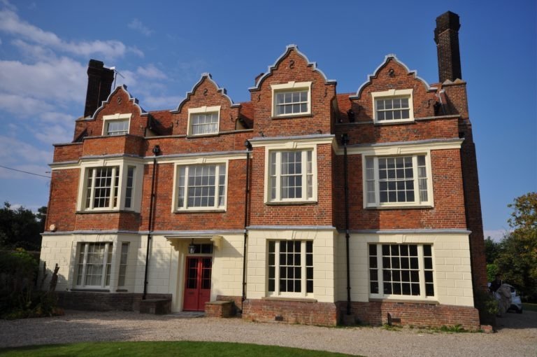 Woodham Mortimer House, Period Property Exterior Decoration and Lime Wash, Industrial Painting case study by Anglia Decor
