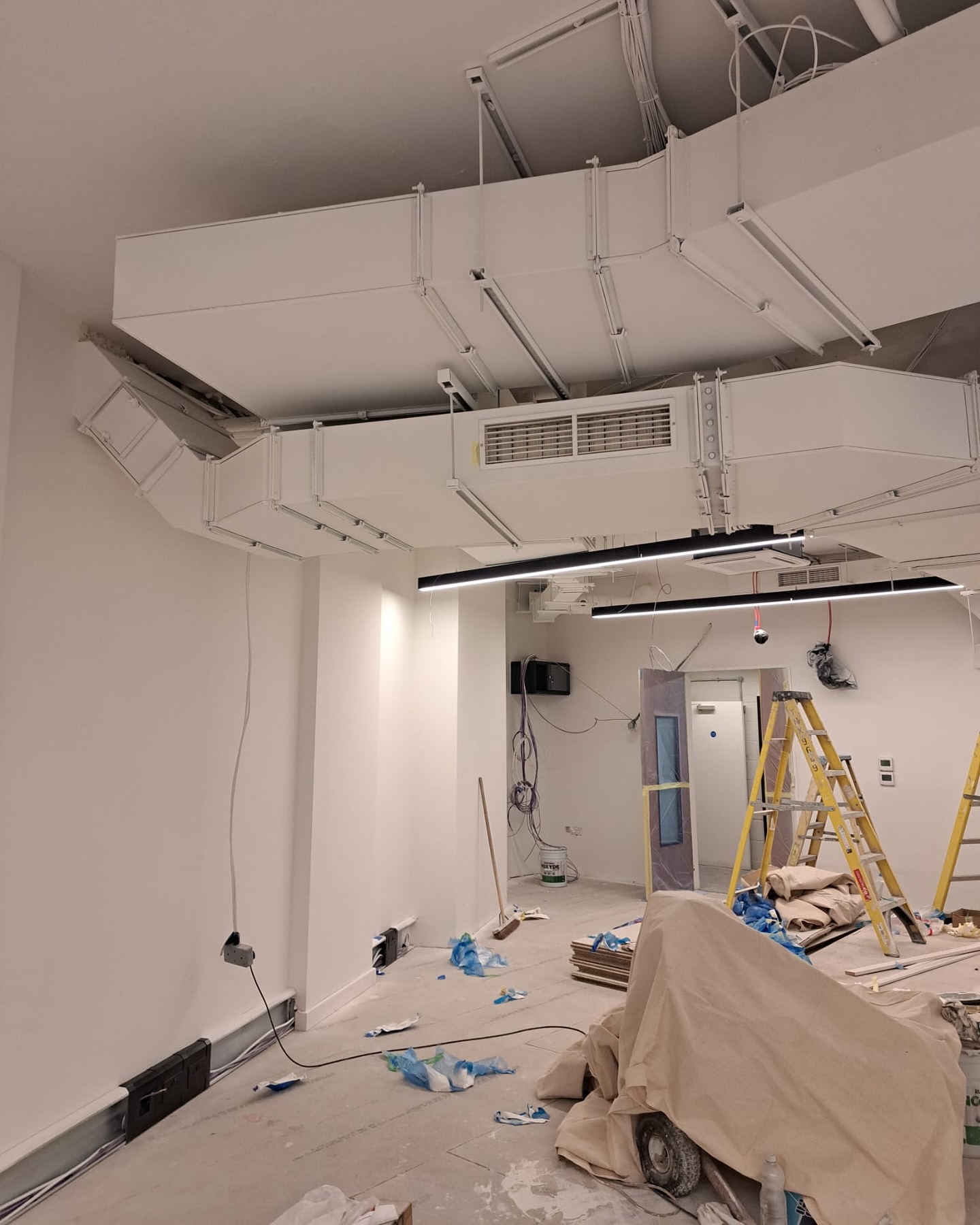 Interior factory painting project