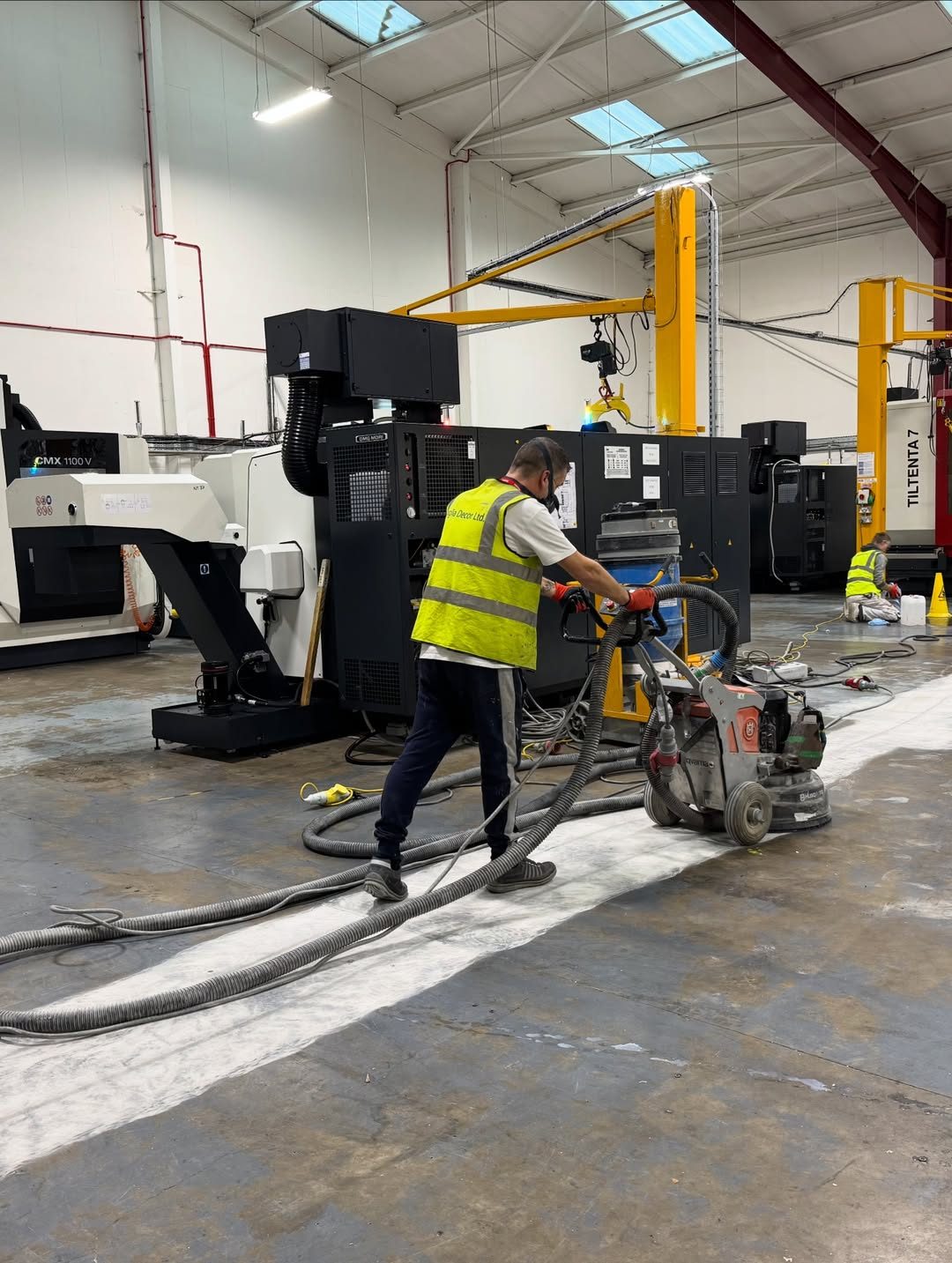 Diamond grinding for epoxy preparation