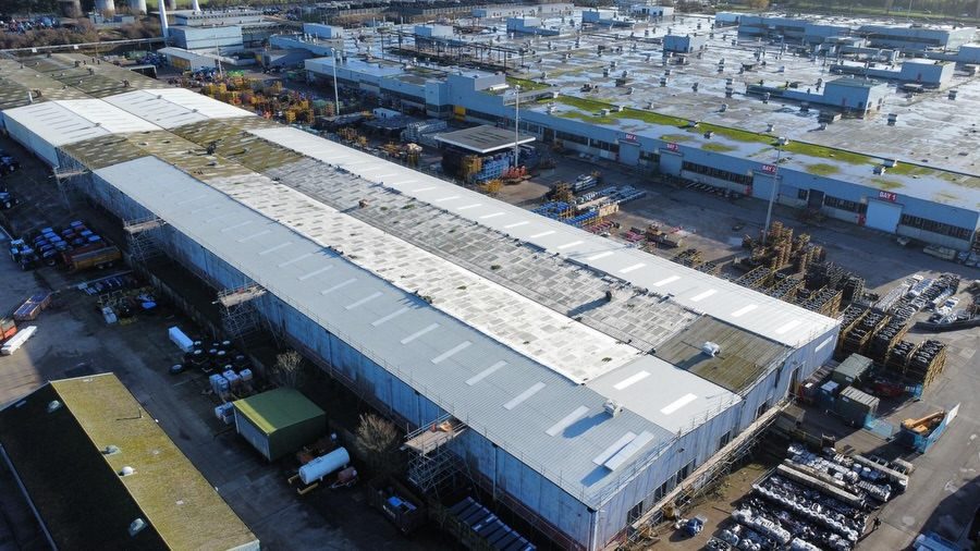 Industrial Roofing Contractors, industrial and commercial services by Anglia Decor